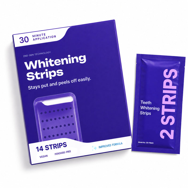 Purple Teeth Whitening Strips