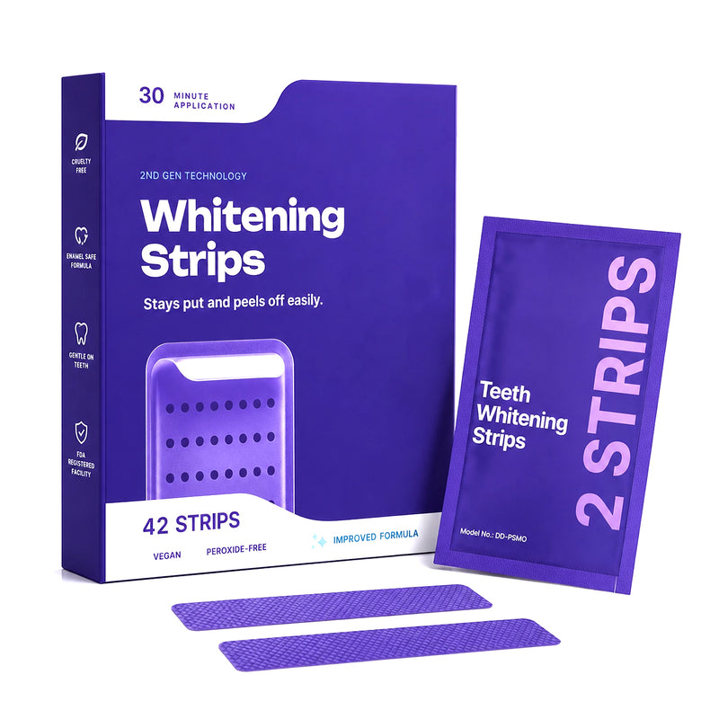 Purple Teeth Whitening Strips
