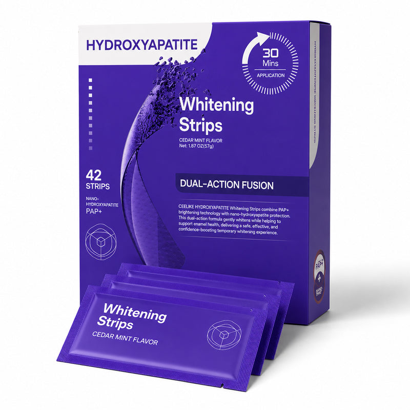 Nano-Hydroxyapatite Teeth Whitening Strips