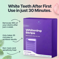 Advanced Teeth Whitening Strips – Bright Smile & Fresh Breath Care
