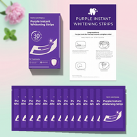 Instant Teeth Whitening Strips – 14 Color Variants Bright Smile Kit (28 Pieces)
